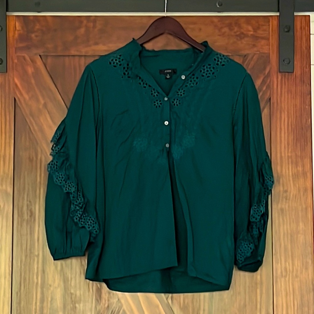 LIKE NEW J. CREW WOMENS BLOUSE